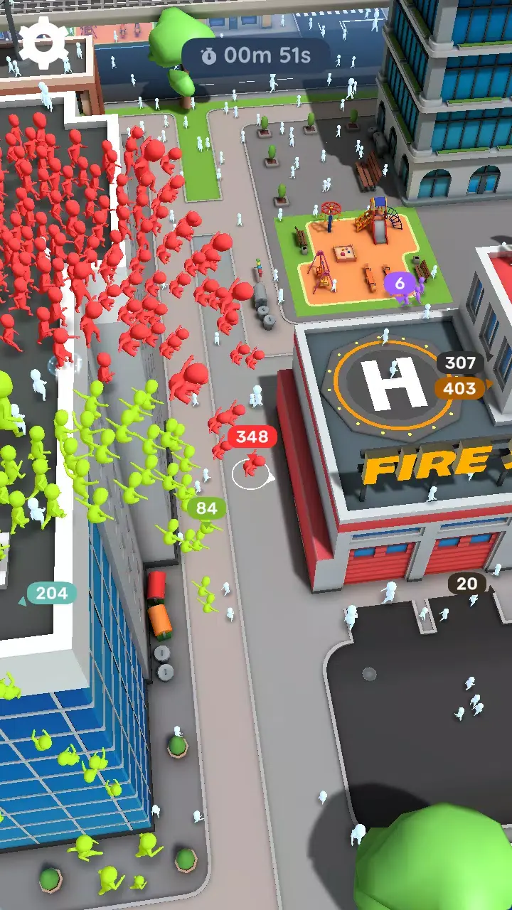 城市人群使用增强(火柴人城市跑酷游戏)v1.0.2 安卓版截图1