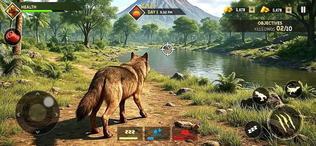 侏罗纪原始动物模拟器(恐龙动物模拟器游戏)v0.0.10 免费版截图1
