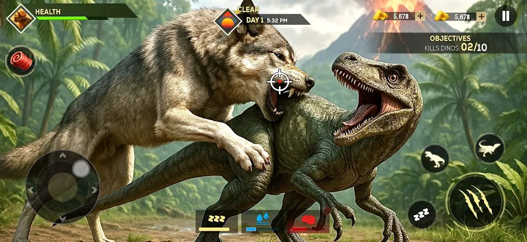 侏罗纪原始动物模拟器(恐龙动物模拟器游戏)v0.0.10 免费版截图3