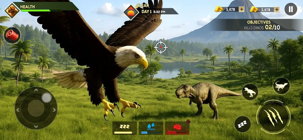 侏罗纪原始动物模拟器(恐龙动物模拟器游戏)v0.0.10 免费版截图4