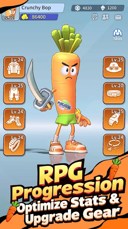 胡萝卜崛起(胡萝卜街头游戏)v1.0 手机版截图2