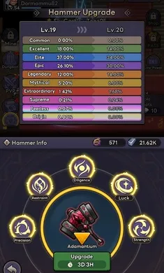 自助骑士辅助菜单(放置角色扮演游戏)v1.0.83 免费版截图1