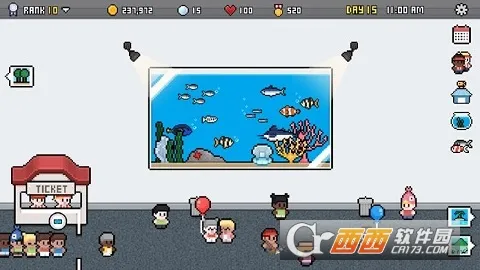 水族馆大亨(像素经营水族馆)v1.0.06 手机版截图0