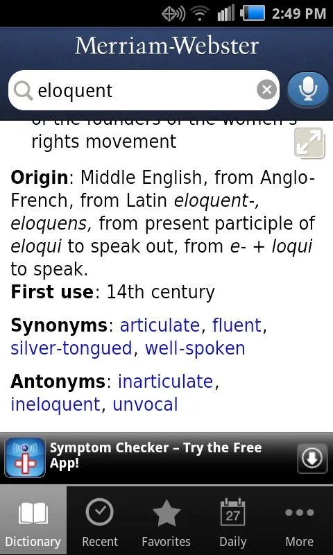 韦氏字典(英语学习词典)v5.3.9 免费版截图3