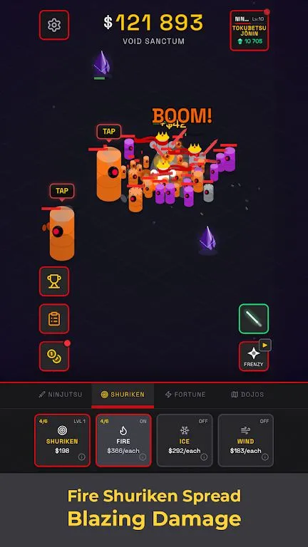 忍者放置竞技场最新安卓版v1.0.0 免费版截图0