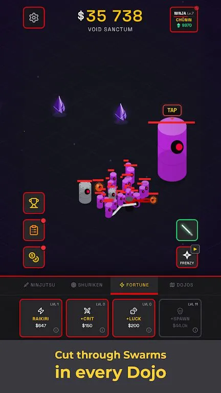 忍者放置竞技场最新安卓版v1.0.0 免费版截图3