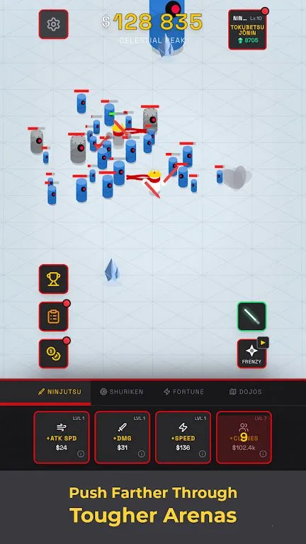 忍者放置竞技场最新安卓版v1.0.0 免费版截图1