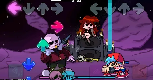 ��ɫ������֮ҹ׹��sansģ���(׹��sans������Ϸ)