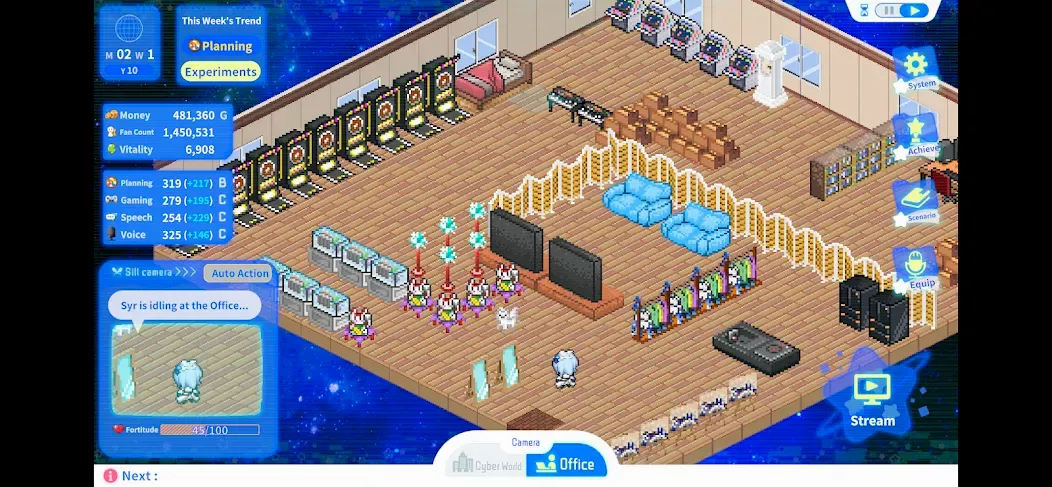 亢宿与无星世界的复兴记(虚拟直播养成游戏)v1.0.0 免费版截图2