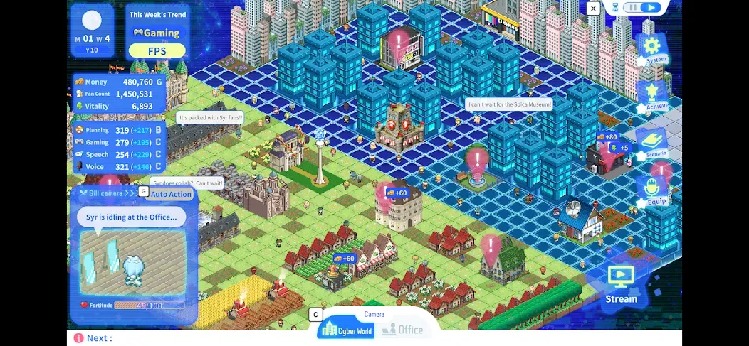 亢宿与无星世界的复兴记(虚拟直播养成游戏)v1.0.0 免费版截图3