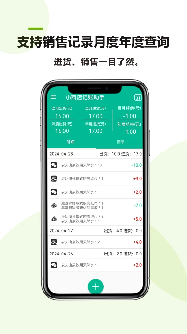 小商店记账助手(商铺记账管理)v26.04.24 安卓版截图2