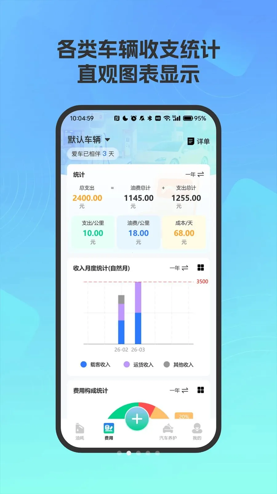 爱车油耗电耗统计最新手机版v4.0 安卓版截图3