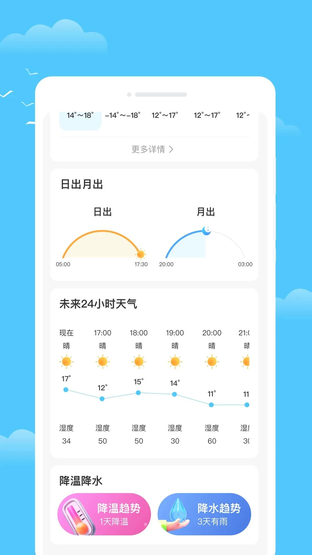 昪濛天气最新手机版v1.0.0 免费版截图2