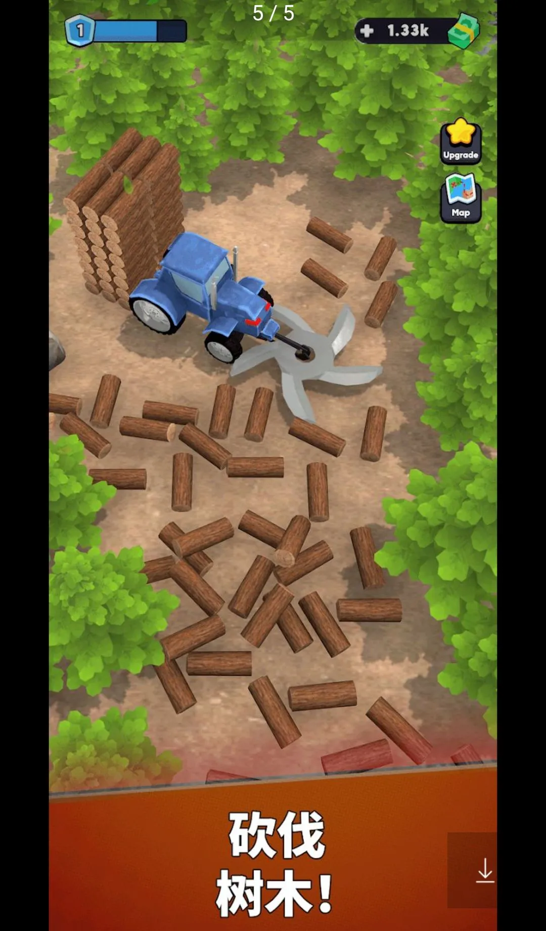 Lumber Chopper��Ϸ(ľ������ģ����Ϸ)v55.2.0 �ֻ����ͼ1