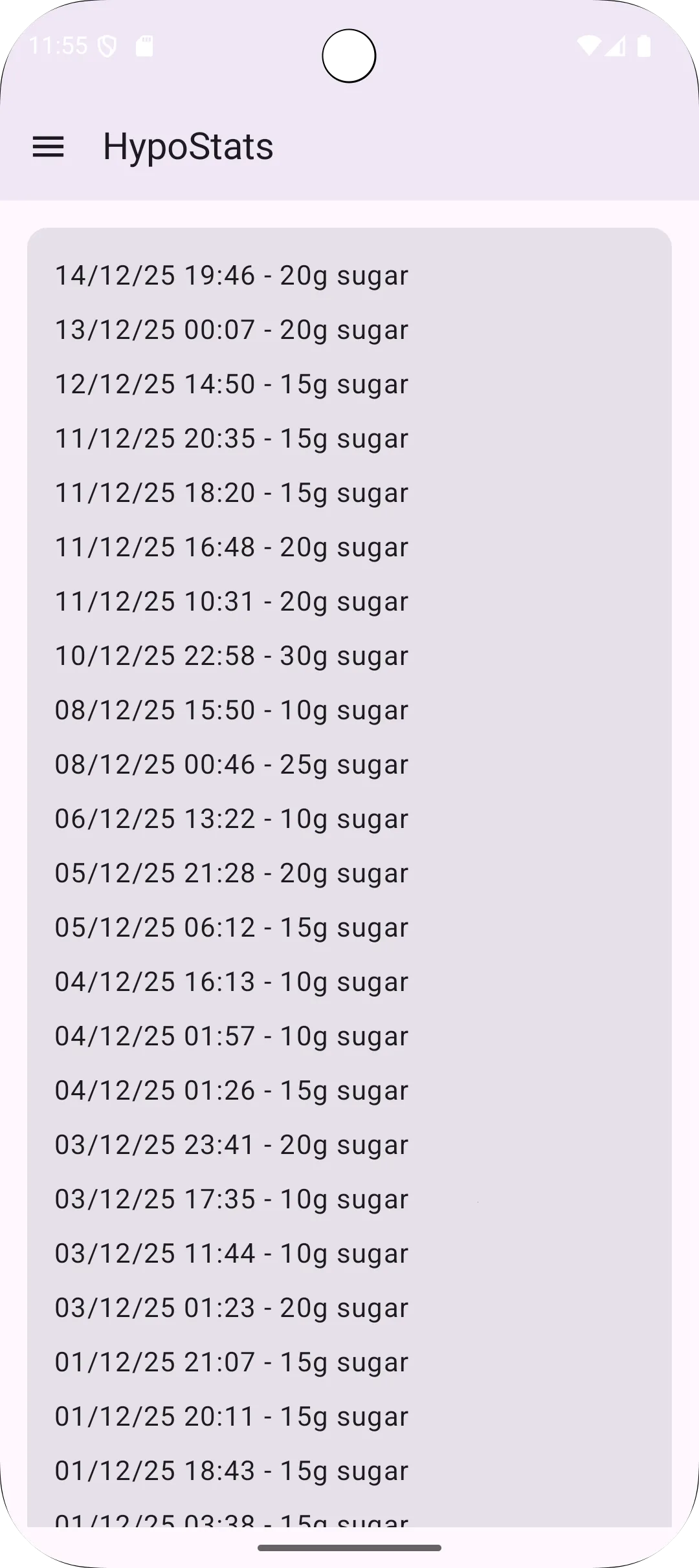 HypoStats: Log Your Hypos(��Ѫ�Ǽ�¼Ӧ��)v0.5.8 �ֻ����ͼ3