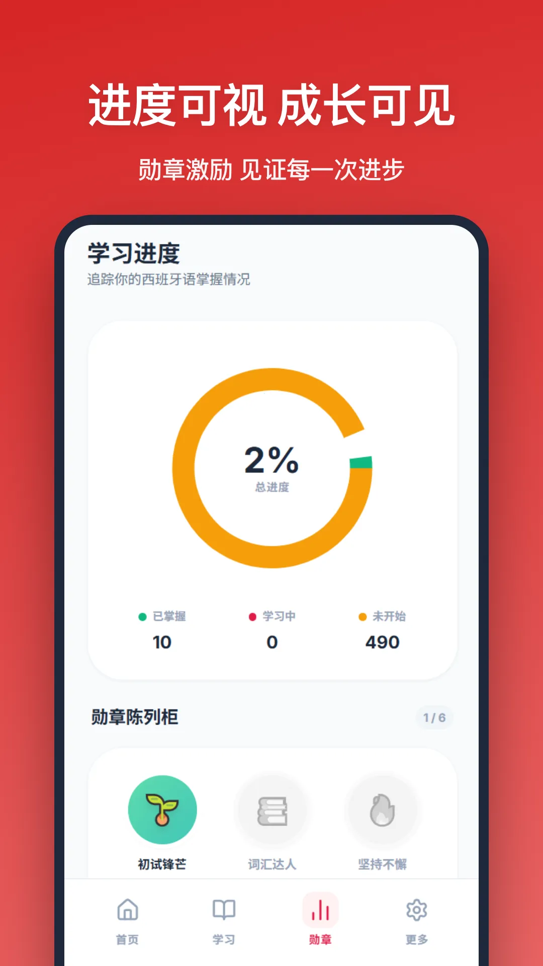 西班牙语单词2026最新版本v1.1.0 免费版截图1